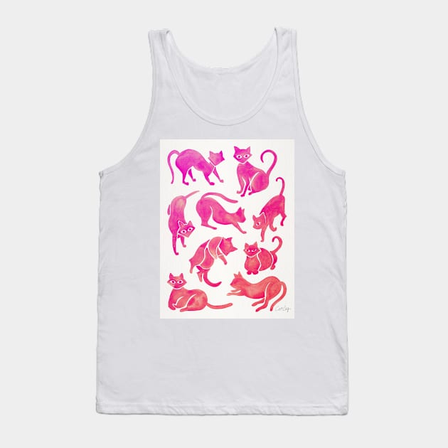 pink cat positions Tank Top by CatCoq